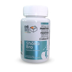 Shoka Salud Digestiva con Prebióticos, Inulina de Agave, Probióticos, Enzimas Digestivas, Carbón Activado 1.5 billones UFC