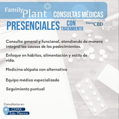 Consulta Médica Presencial con tratamiento 20 miliitros CDMX y EDO. México - Family Cbd Mexico