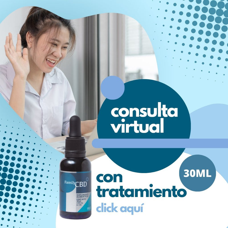 Consulta medica virtual con tratamiento 30 ml y envio - Family Cbd Mexico
